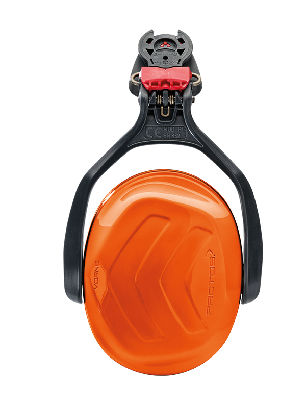 Protection Auditive Clipsable Avec Arceau - Grise Foncée/verte - Matière ABS Recyclable