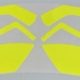 STICKER KIT PROTOS® HELMET - 20 Neon Yellow
