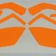 STICKER KIT PROTOS® HELMET - 60 Orange